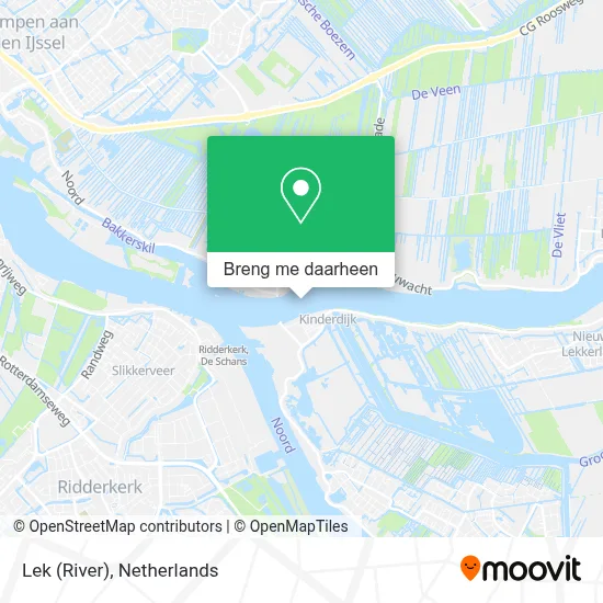 Lek (River) kaart