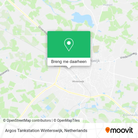 Argos Tankstation Winterswijk kaart