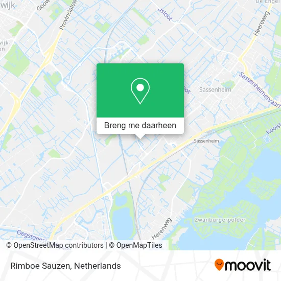 Rimboe Sauzen kaart