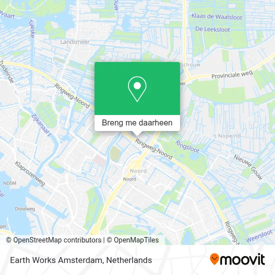 Earth Works Amsterdam kaart