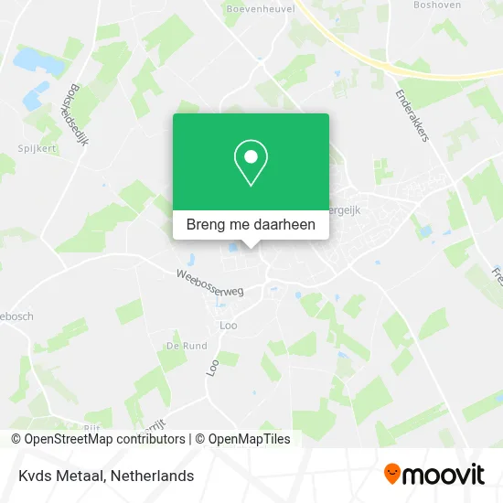 Kvds Metaal kaart