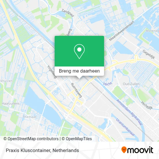 Praxis Kluscontainer kaart