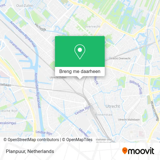 Planpuur kaart