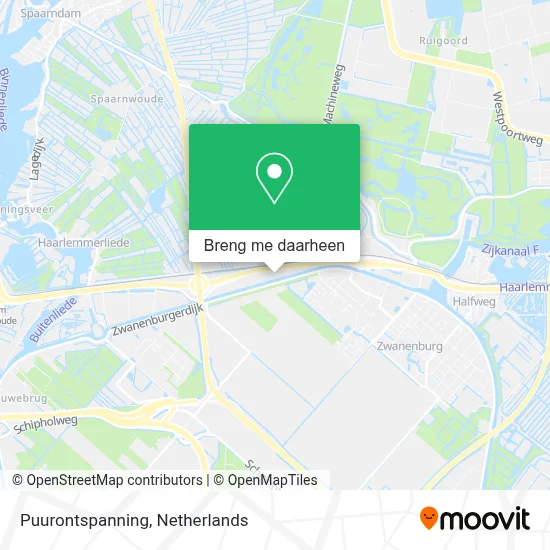 Puurontspanning kaart