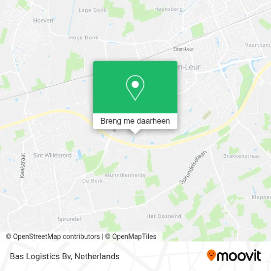 Bas Logistics Bv kaart