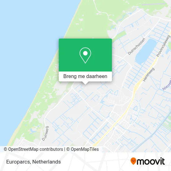 Europarcs kaart