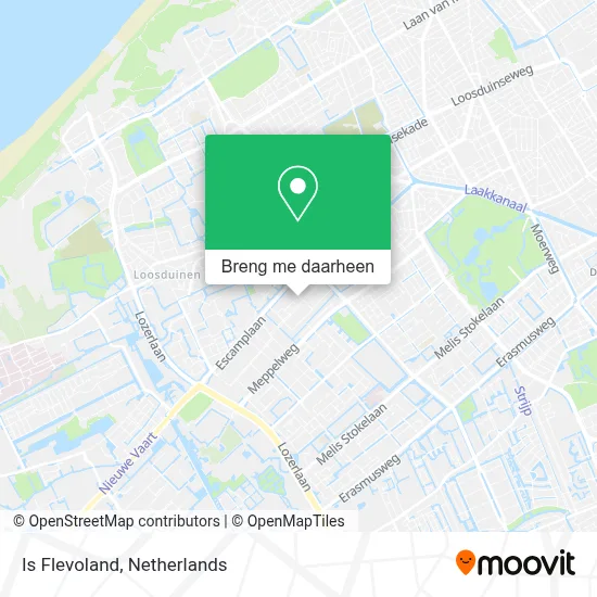 Is Flevoland kaart