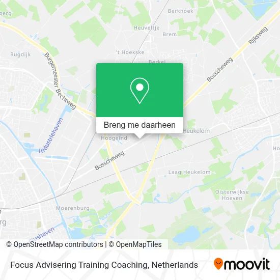 Focus Advisering Training Coaching kaart