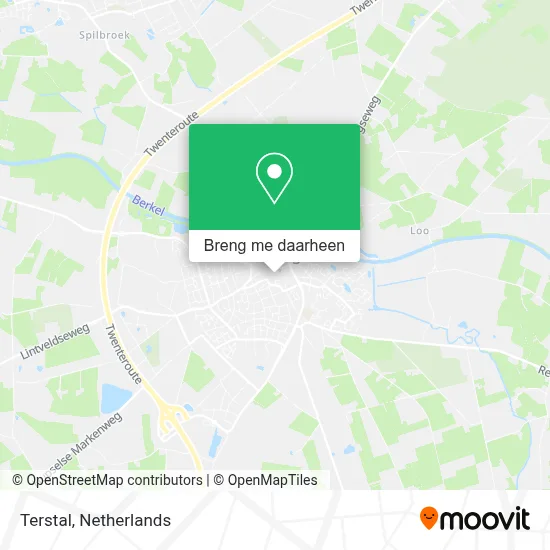 Terstal kaart