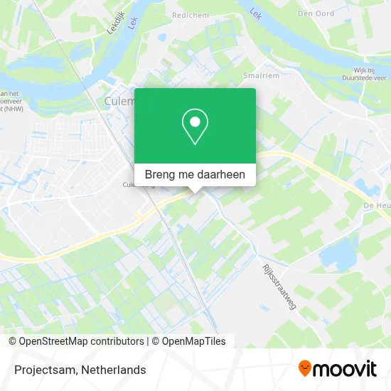 Projectsam kaart
