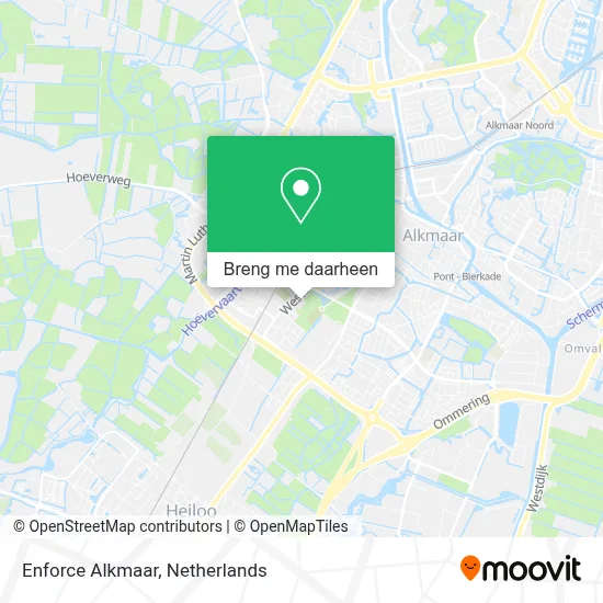 Enforce Alkmaar kaart