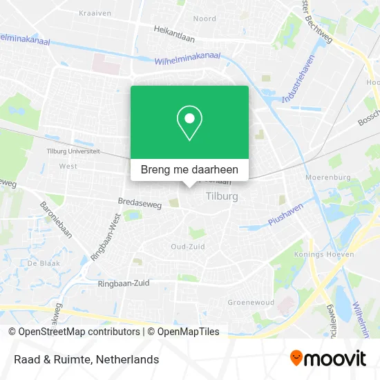 Raad & Ruimte kaart