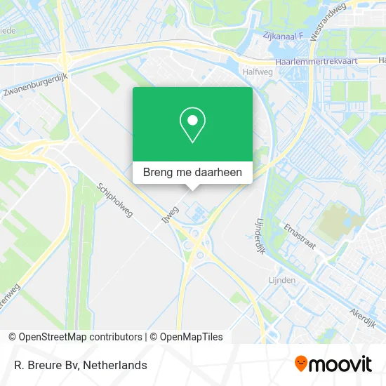 R. Breure Bv kaart