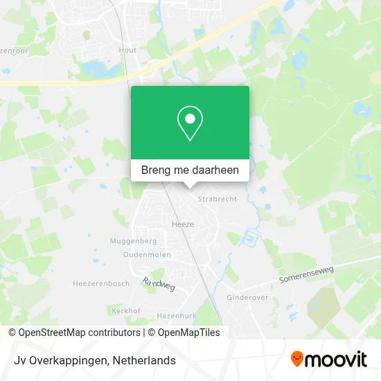 Jv Overkappingen kaart