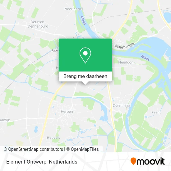 Element Ontwerp kaart