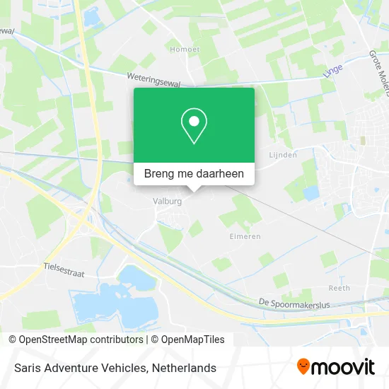 Saris Adventure Vehicles kaart