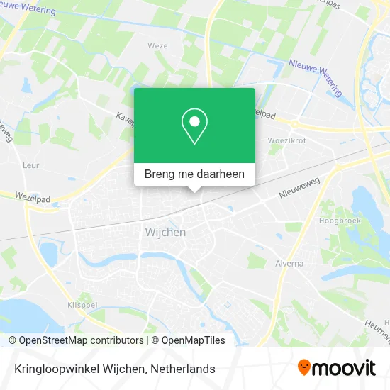 Kringloopwinkel Wijchen kaart