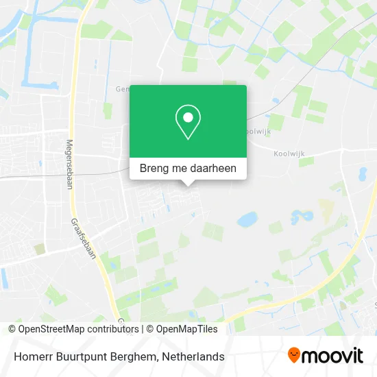 Homerr Buurtpunt Berghem kaart