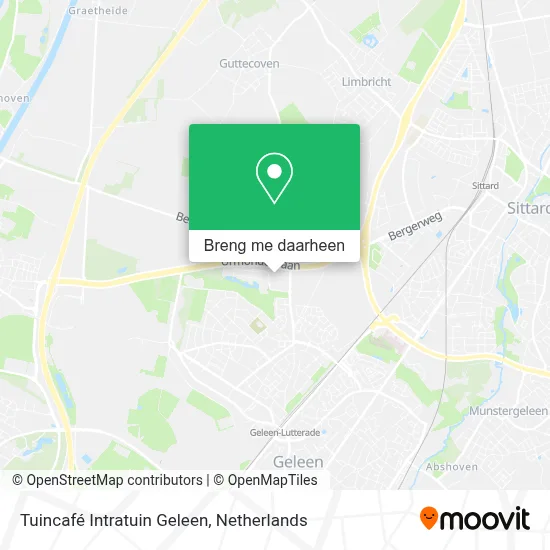 Tuincafé Intratuin Geleen kaart