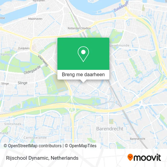 Rijschool Dynamic kaart