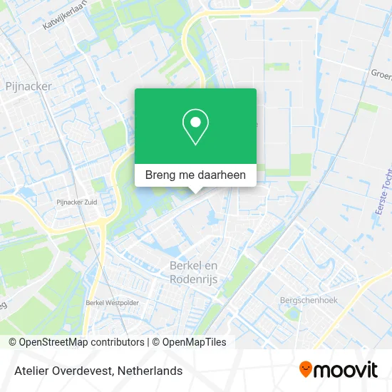 Atelier Overdevest kaart