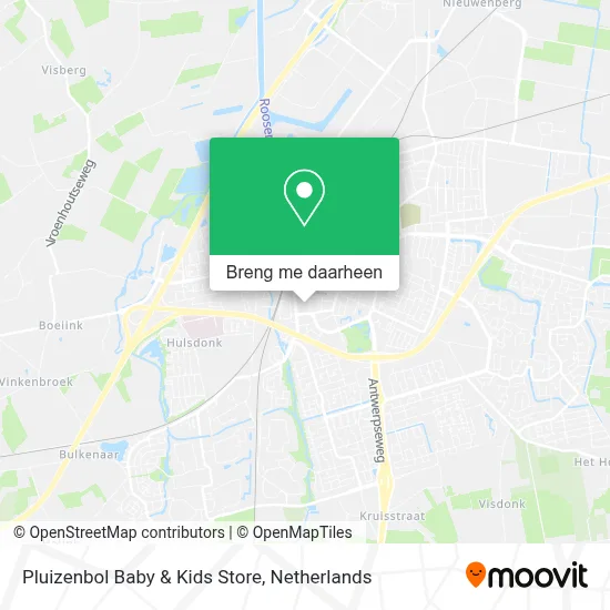 Pluizenbol Baby & Kids Store kaart