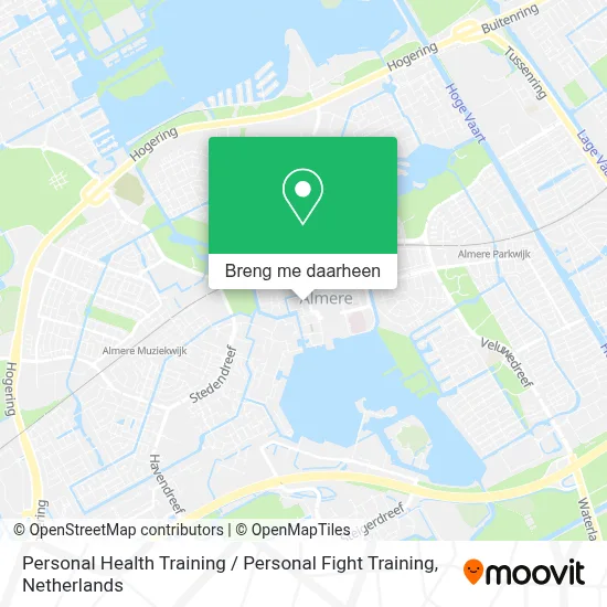 Personal Health Training / Personal Fight Training kaart