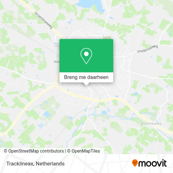 Tracklineax kaart