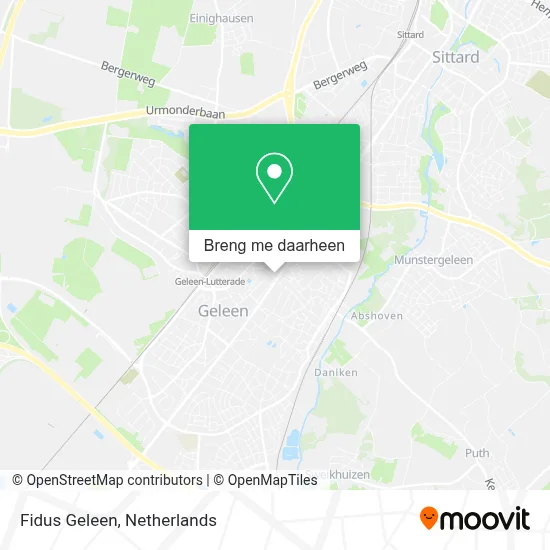 Fidus Geleen kaart