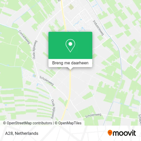 A28 kaart