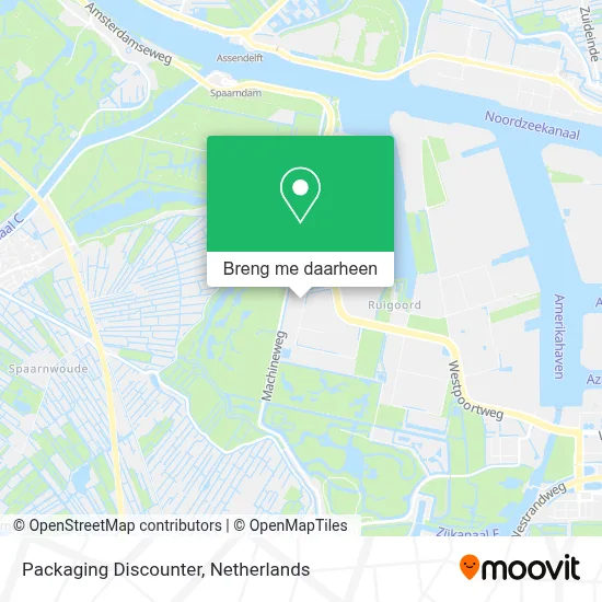 Packaging Discounter kaart