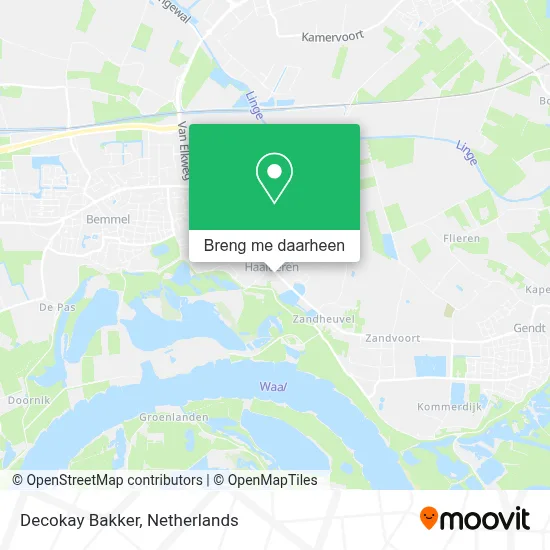 Decokay Bakker kaart