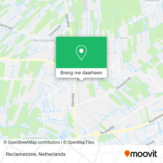 Reclamezone kaart