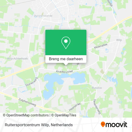 Ruitersportcentrum Wilp kaart