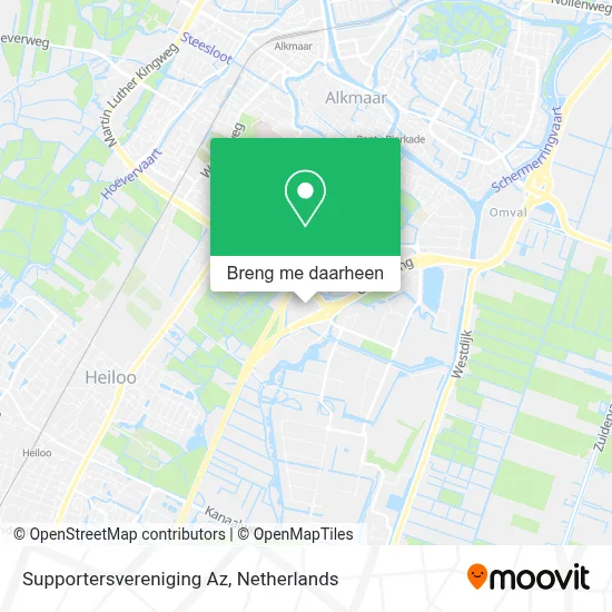 Supportersvereniging Az kaart