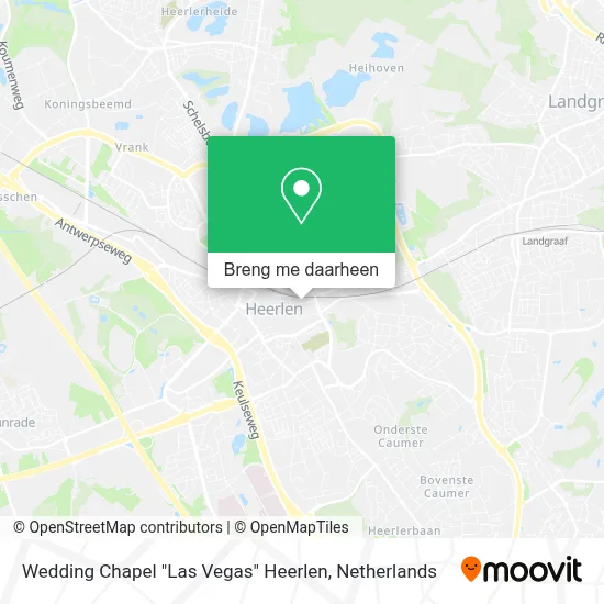 Wedding Chapel "Las Vegas" Heerlen kaart