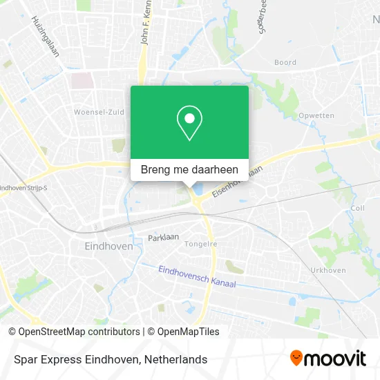 Spar Express Eindhoven kaart
