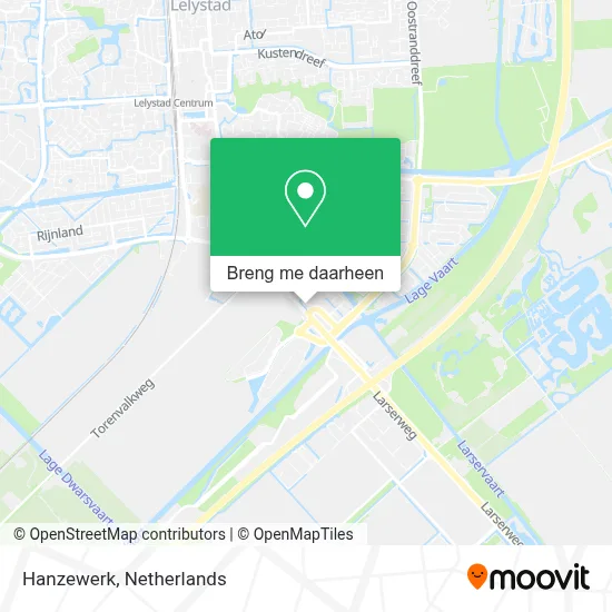 Hanzewerk kaart