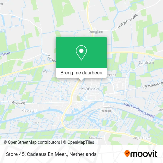 Store 45, Cadeaus En Meer. kaart