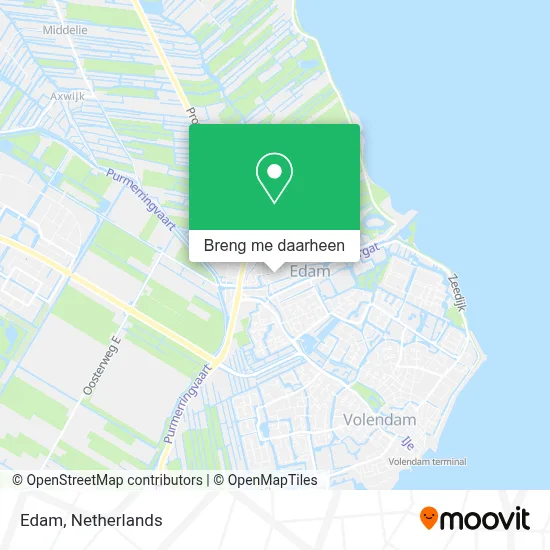 Edam kaart