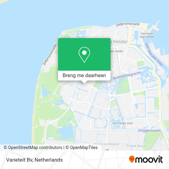 Varieteit Bv kaart