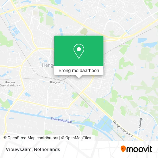 Vrouwsaam kaart