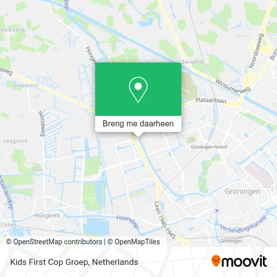 Kids First Cop Groep kaart
