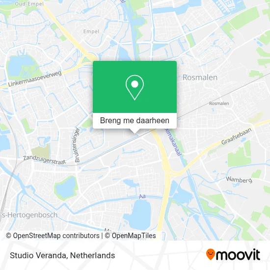 Studio Veranda kaart