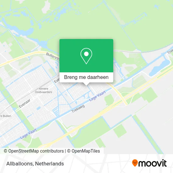 Allballoons kaart