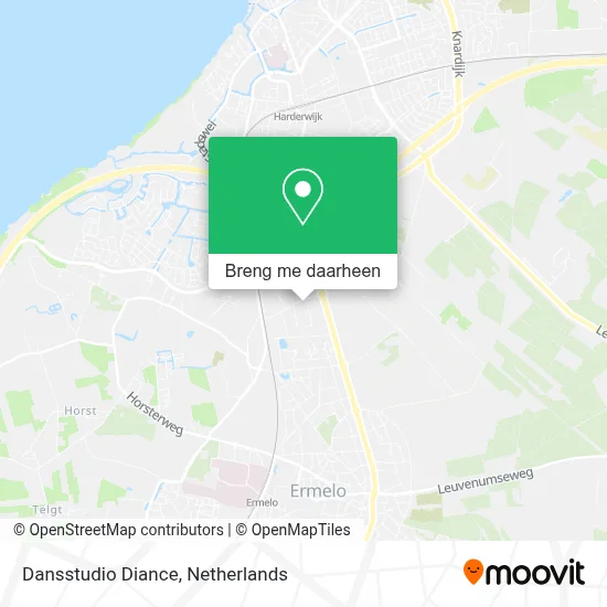 Dansstudio Diance kaart