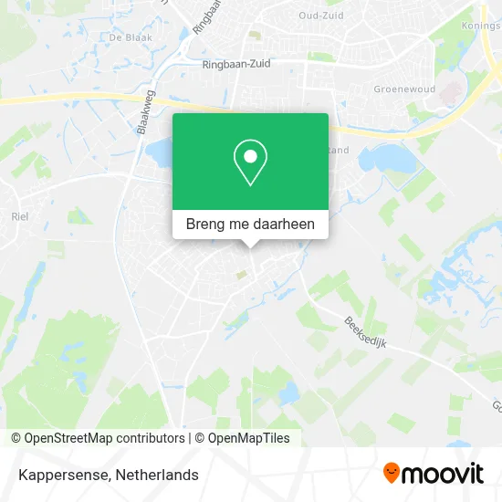 Kappersense kaart