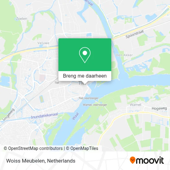 Woiss Meubelen kaart