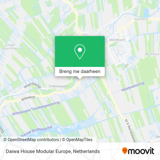 Daiwa House Modular Europe kaart