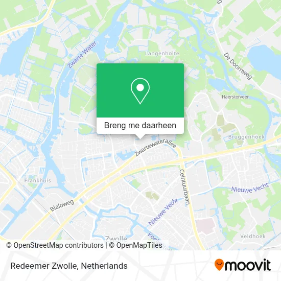 Redeemer Zwolle kaart